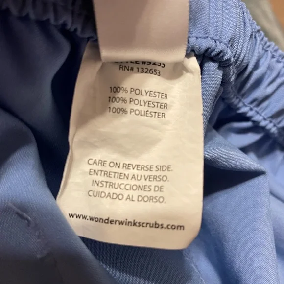 WonderWink blue scrub pant size XL - Picture 4 of 4